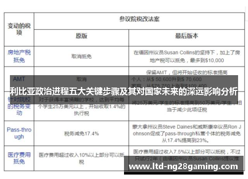 利比亚政治进程五大关键步骤及其对国家未来的深远影响分析 利比亚政治进程五大关键步骤及其对国家未来的深远影响分析